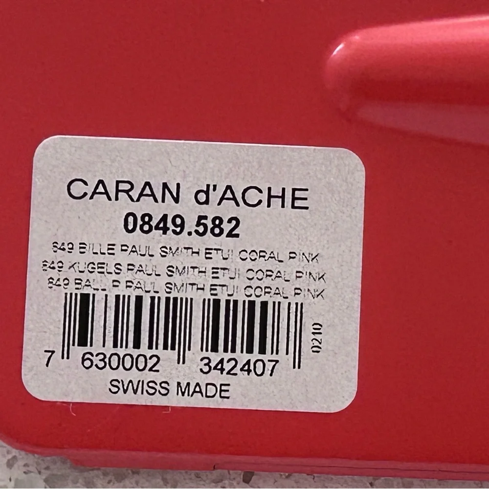 Caran d'Ache + Paul Smith 3rd Edition 849 Ballpoint Pen Coral Pink Case In US